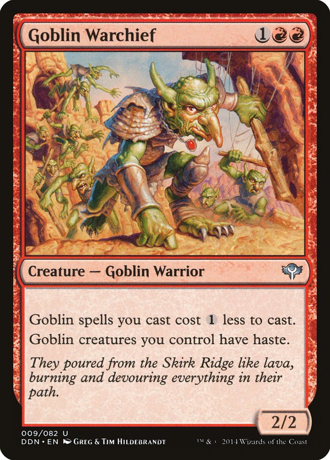 Goblin Warchief [Duel Decks: Speed vs. Cunning] | Galaxy Games LLC