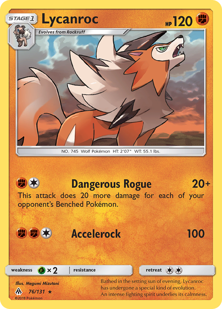 Lycanroc (76/131) [Sun & Moon: Forbidden Light] | Galaxy Games LLC