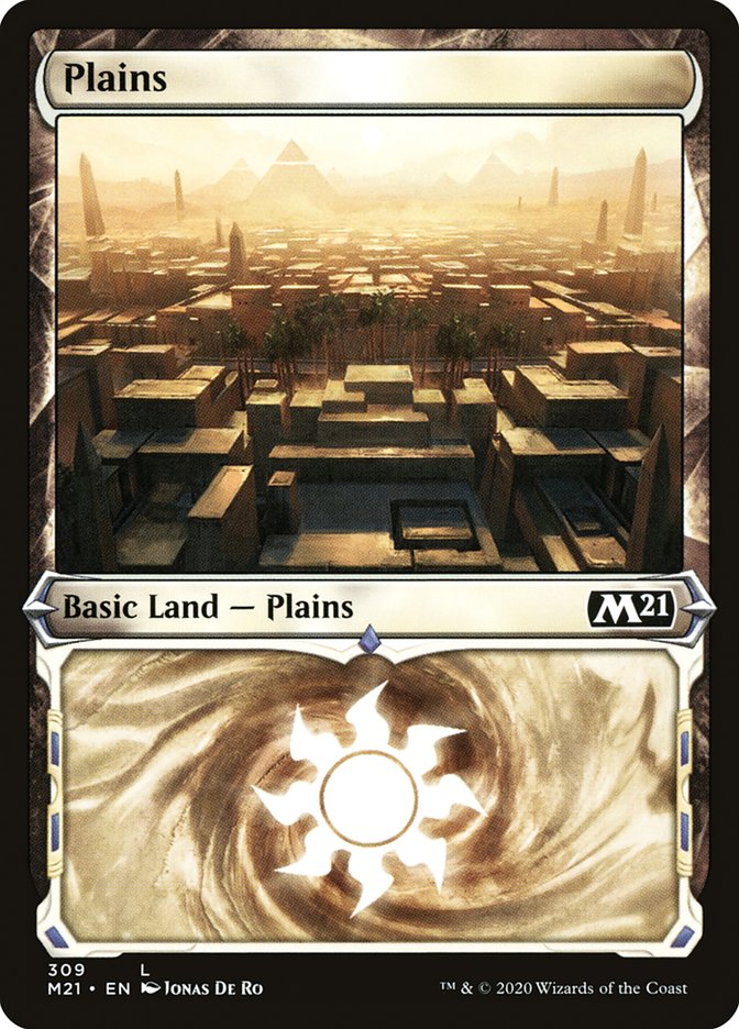 Plains (309) (Showcase) [Core Set 2021] | Galaxy Games LLC