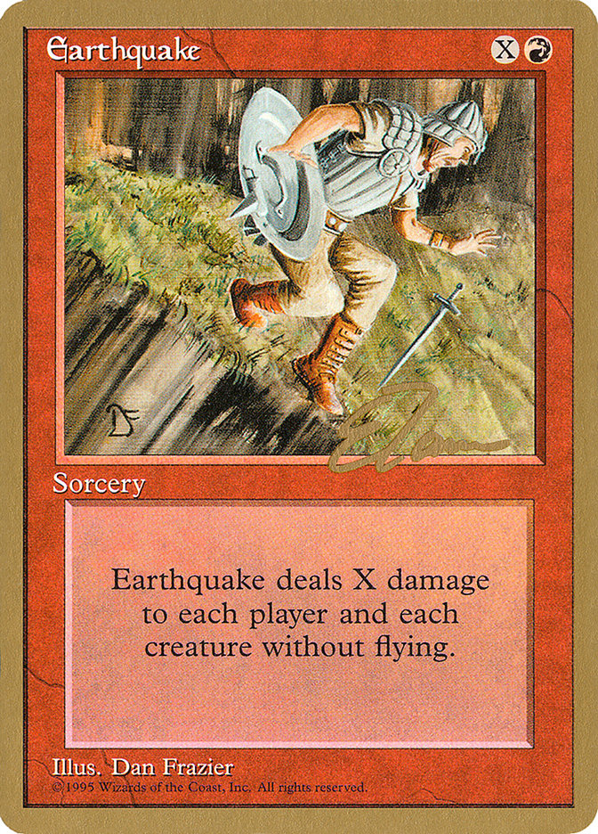 Earthquake (Eric Tam) [Pro Tour Collector Set] | Galaxy Games LLC