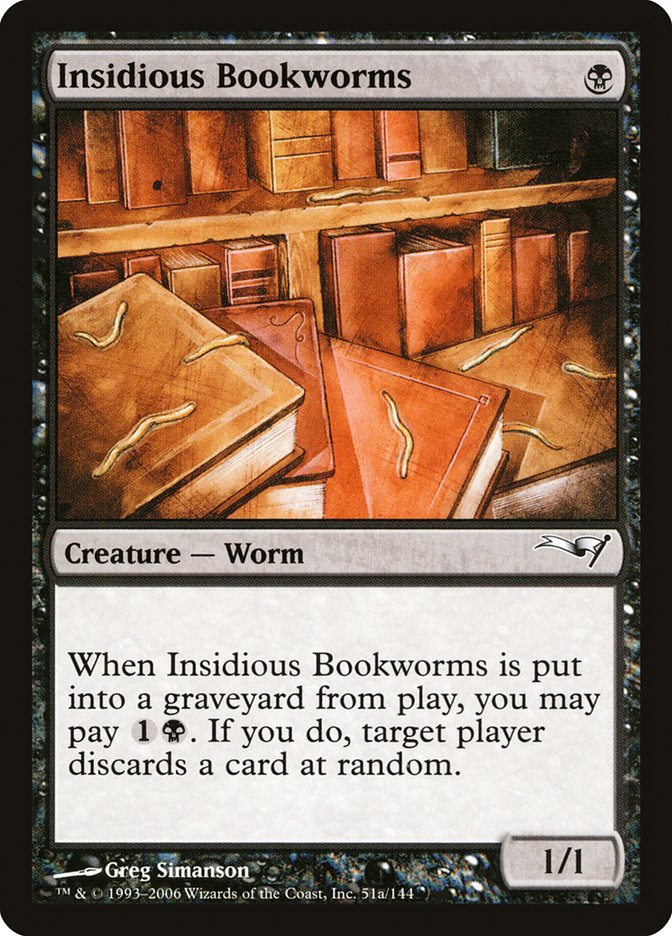 Insidious Bookworms [Coldsnap Theme Decks] | Galaxy Games LLC