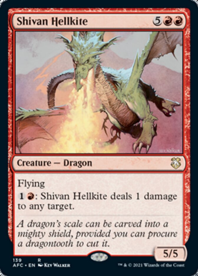 Shivan Hellkite [Dungeons & Dragons: Adventures in the Forgotten Realms Commander] | Galaxy Games LLC