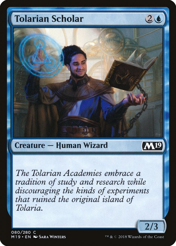 Tolarian Scholar [Core Set 2019] | Galaxy Games LLC