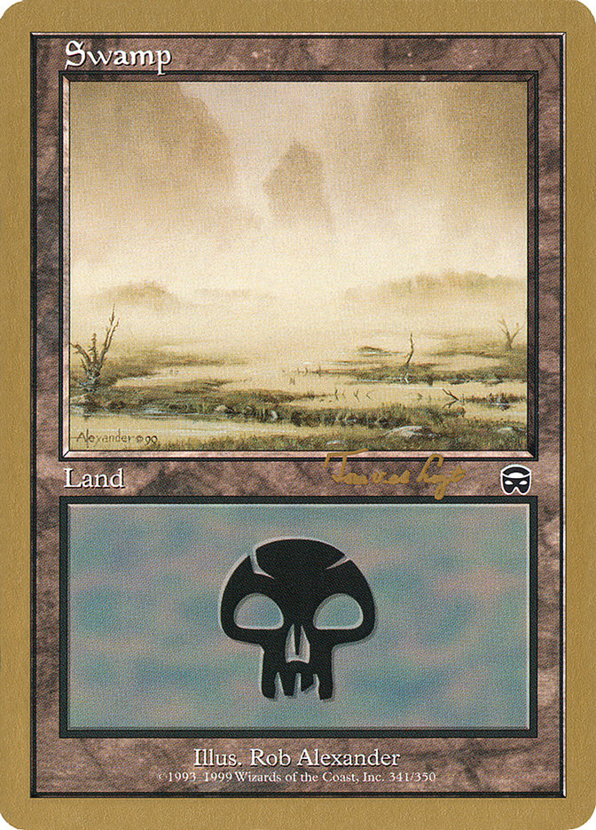 Swamp (tvdl341) (Tom van de Logt) [World Championship Decks 2001] | Galaxy Games LLC