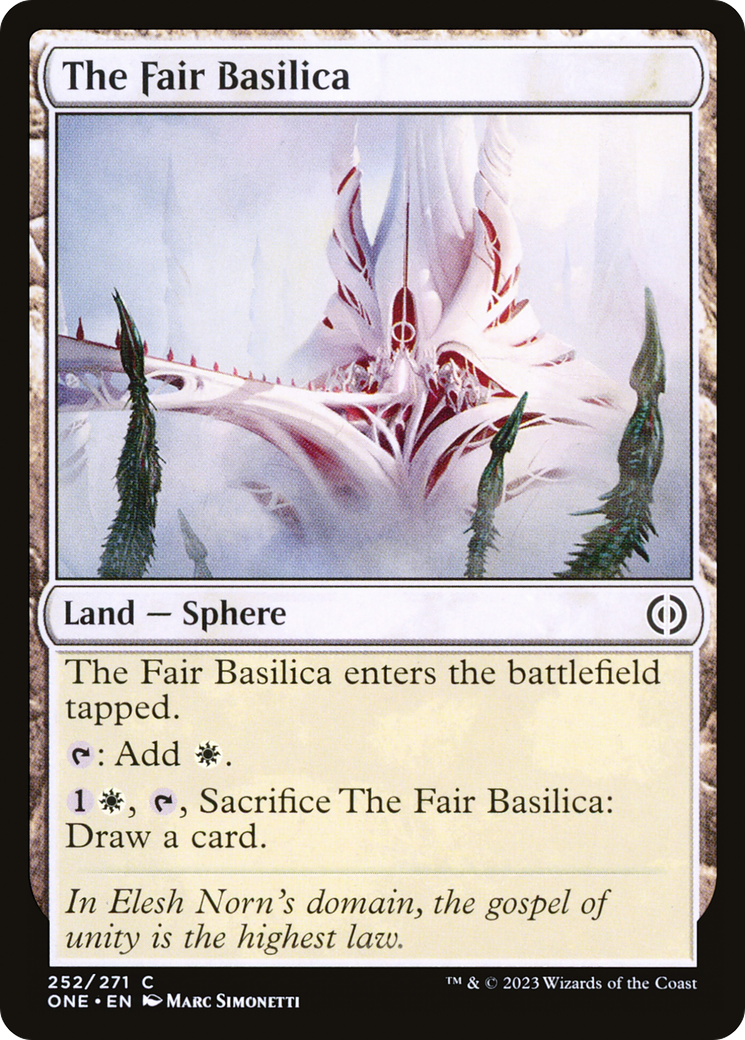 The Fair Basilica [Phyrexia: All Will Be One] | Galaxy Games LLC