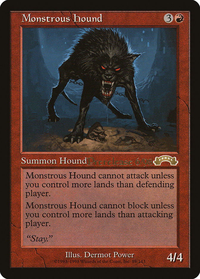 Monstrous Hound [Exodus Promos] | Galaxy Games LLC