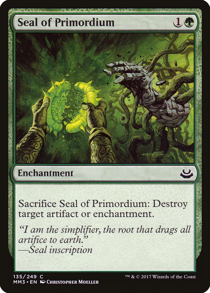 Seal of Primordium [Modern Masters 2017] | Galaxy Games LLC