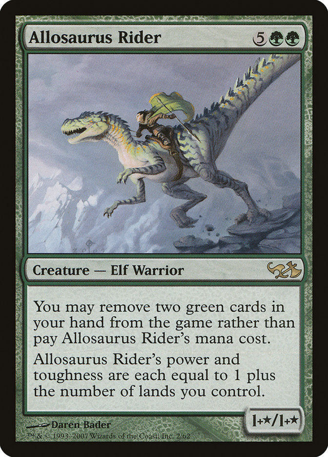 Allosaurus Rider [Duel Decks: Elves vs. Goblins] | Galaxy Games LLC