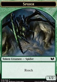 Spider // Wolf Double-Sided Token [Commander 2015 Tokens] | Galaxy Games LLC