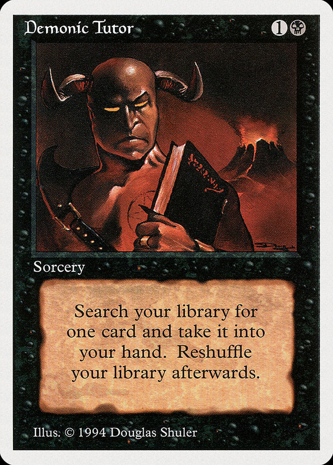 Demonic Tutor [Summer Magic / Edgar] | Galaxy Games LLC