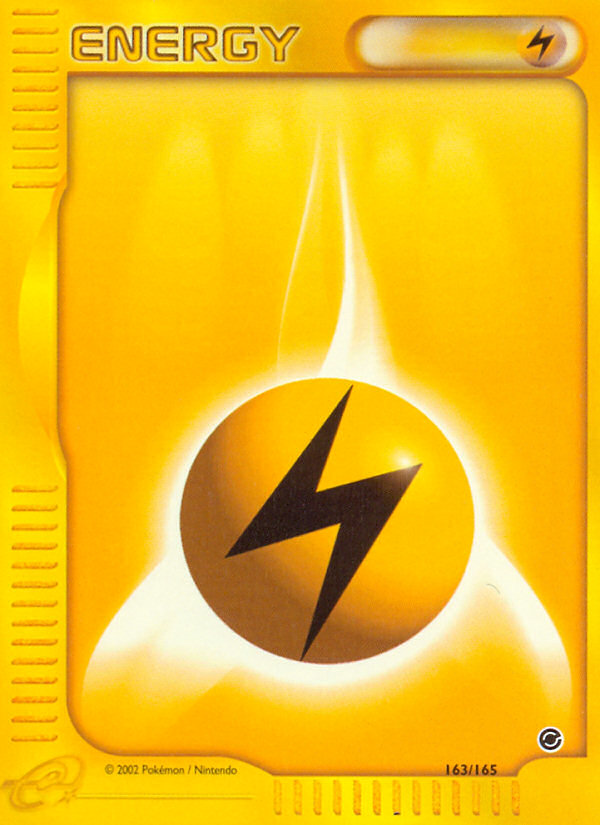 Lightning Energy (163/165) [Expedition: Base Set] | Galaxy Games LLC