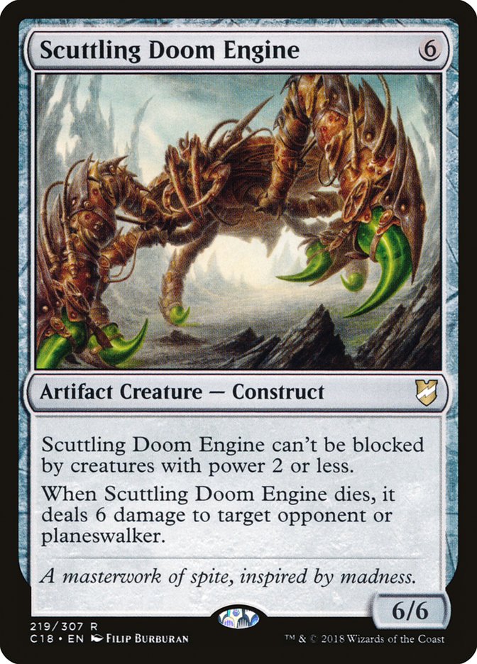 Scuttling Doom Engine [Commander 2018] | Galaxy Games LLC