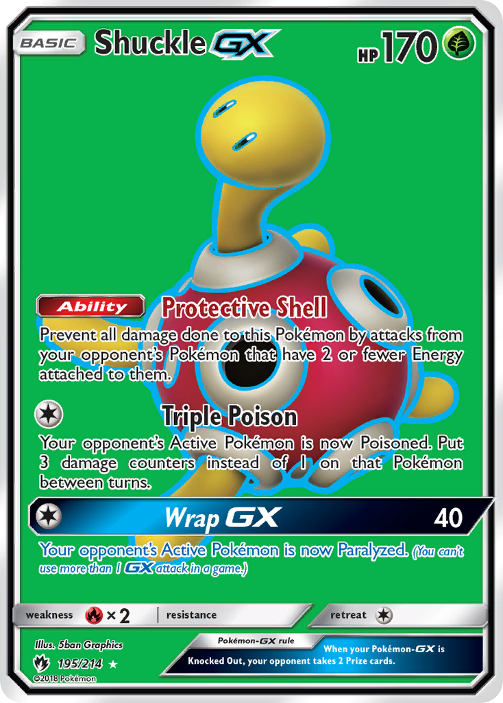 Shuckle GX (195/214) [Sun & Moon: Lost Thunder] | Galaxy Games LLC