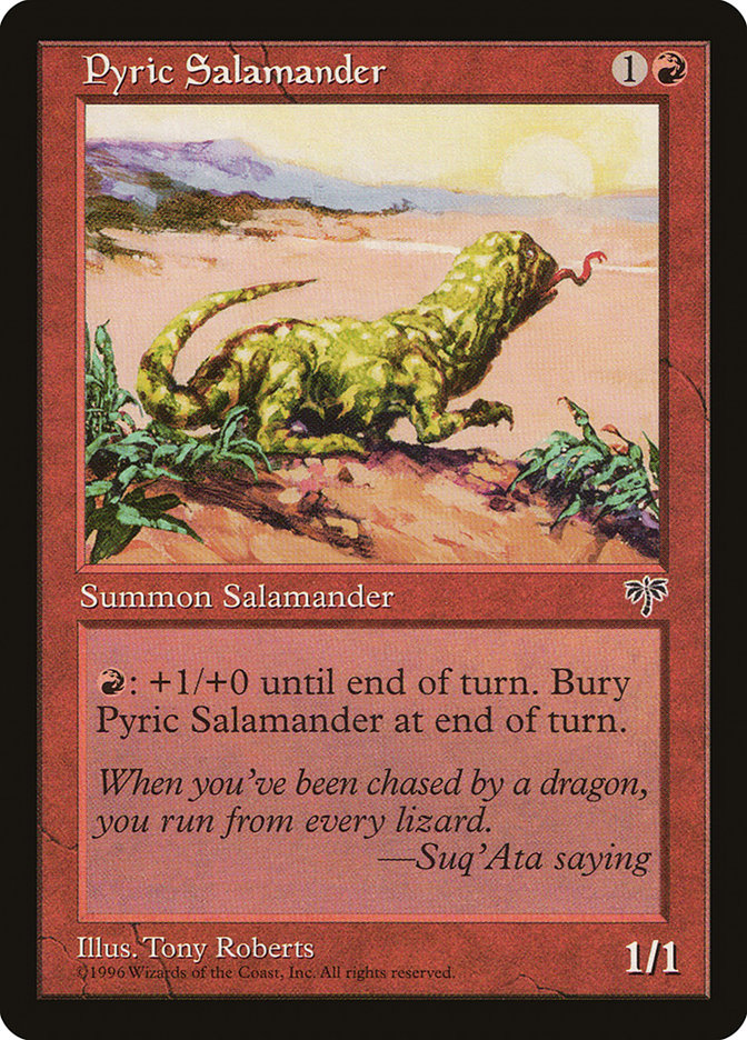 Pyric Salamander [Mirage] | Galaxy Games LLC