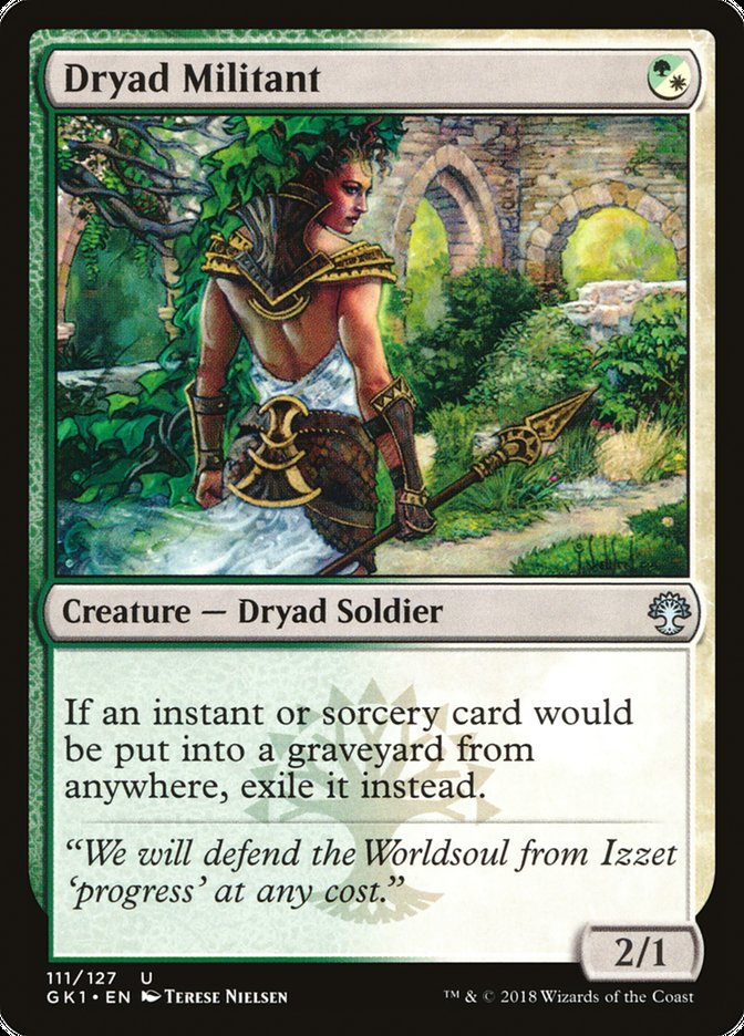 Dryad Militant [Guilds of Ravnica Guild Kit] | Galaxy Games LLC