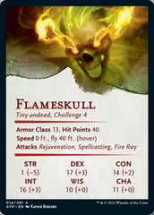 Flameskull Art Card [Dungeons & Dragons: Adventures in the Forgotten Realms Art Series] | Galaxy Games LLC