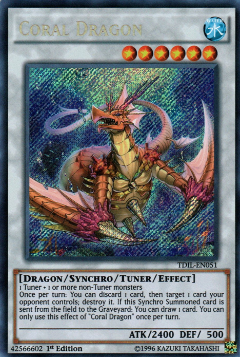 Coral Dragon [TDIL-EN051] Secret Rare | Galaxy Games LLC