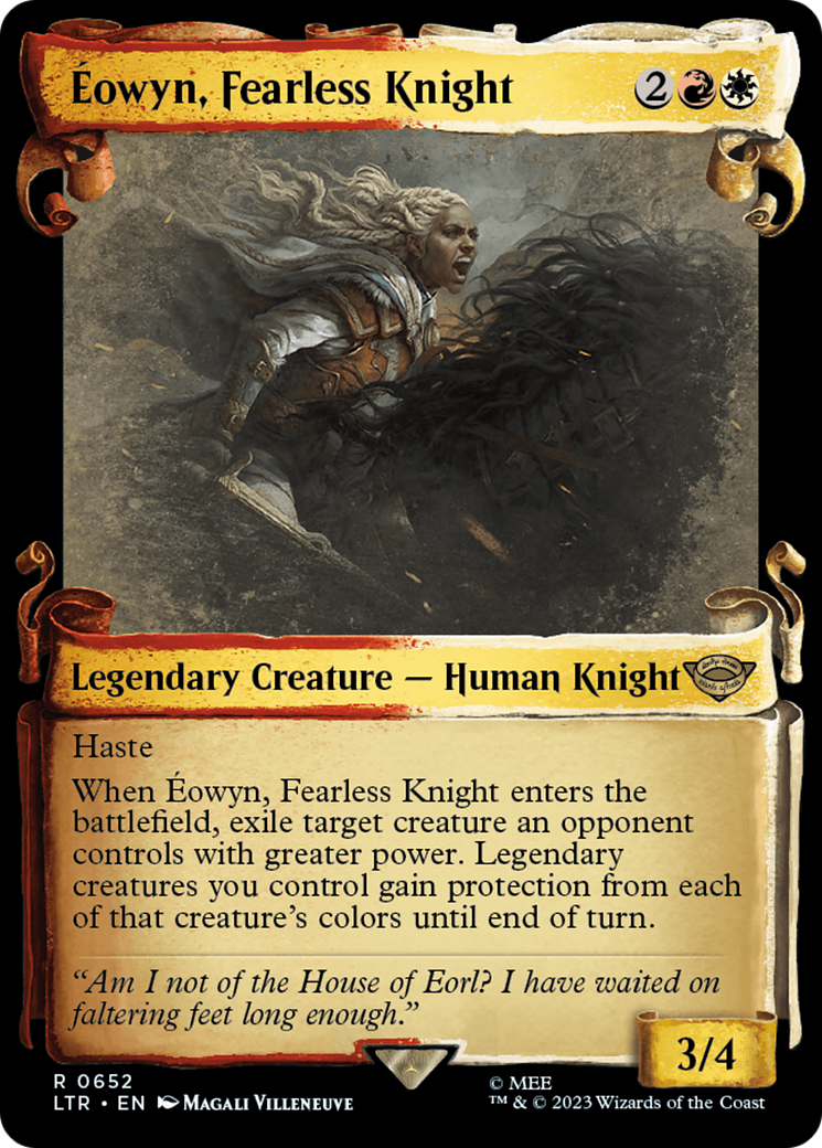 Eowyn, Fearless Knight [The Lord of the Rings: Tales of Middle-Earth Showcase Scrolls] | Galaxy Games LLC