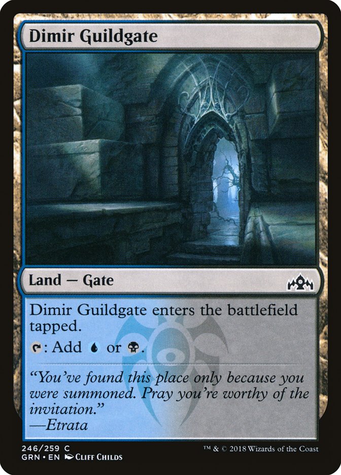 Dimir Guildgate (246/259) [Guilds of Ravnica] | Galaxy Games LLC