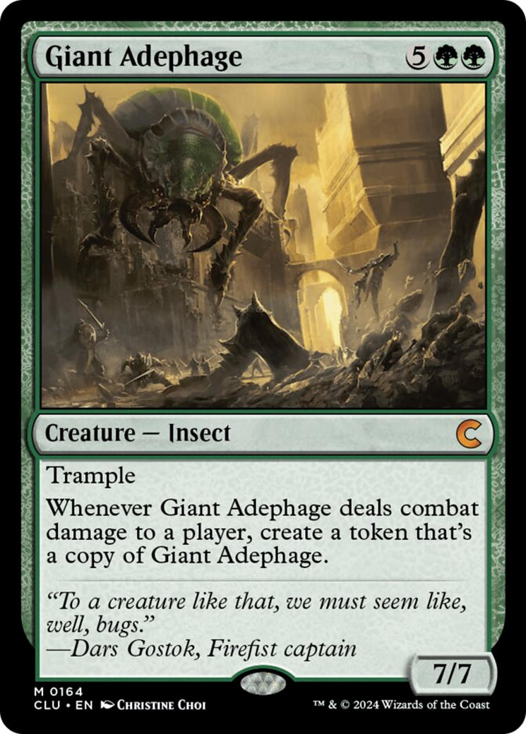 Giant Adephage [Ravnica: Clue Edition] | Galaxy Games LLC