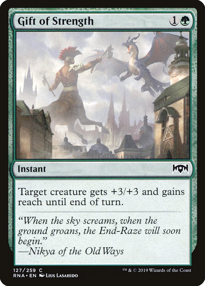 Gift of Strength [Ravnica Allegiance] | Galaxy Games LLC