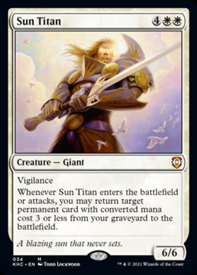 Sun Titan [Kaldheim Commander] | Galaxy Games LLC