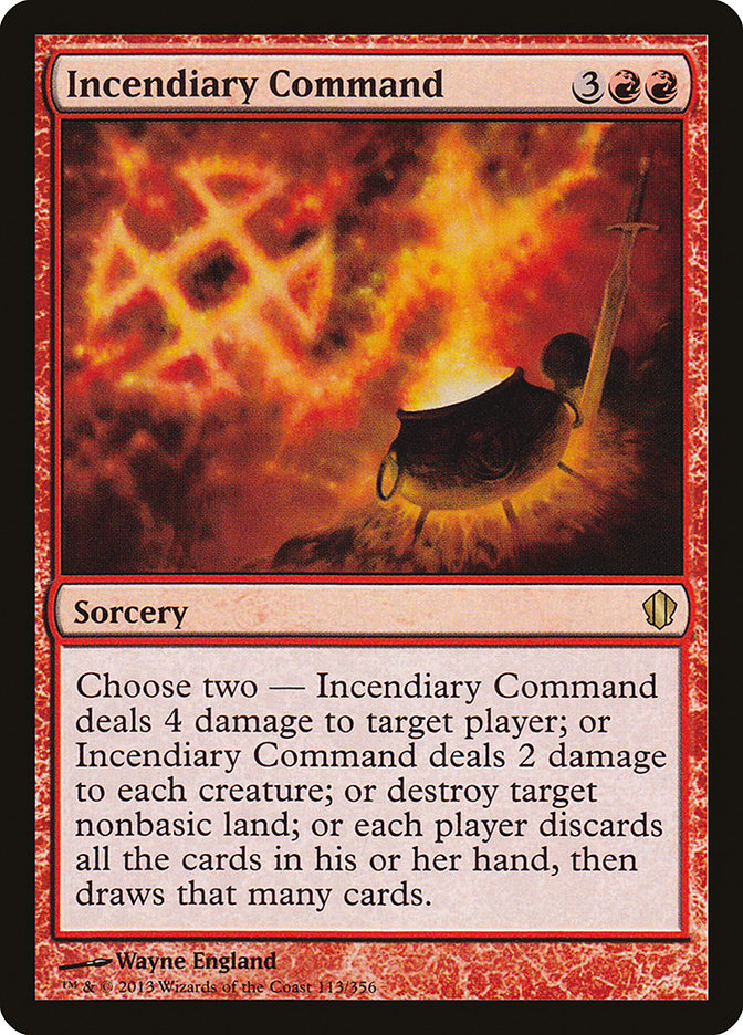 Incendiary Command [Commander 2013] | Galaxy Games LLC