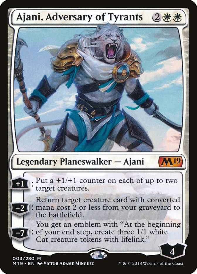 Ajani, Adversary of Tyrants [Core Set 2019] | Galaxy Games LLC