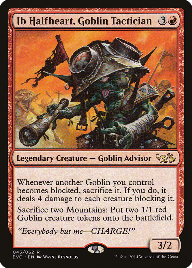 Ib Halfheart, Goblin Tactician (Elves vs. Goblins) [Duel Decks Anthology] | Galaxy Games LLC