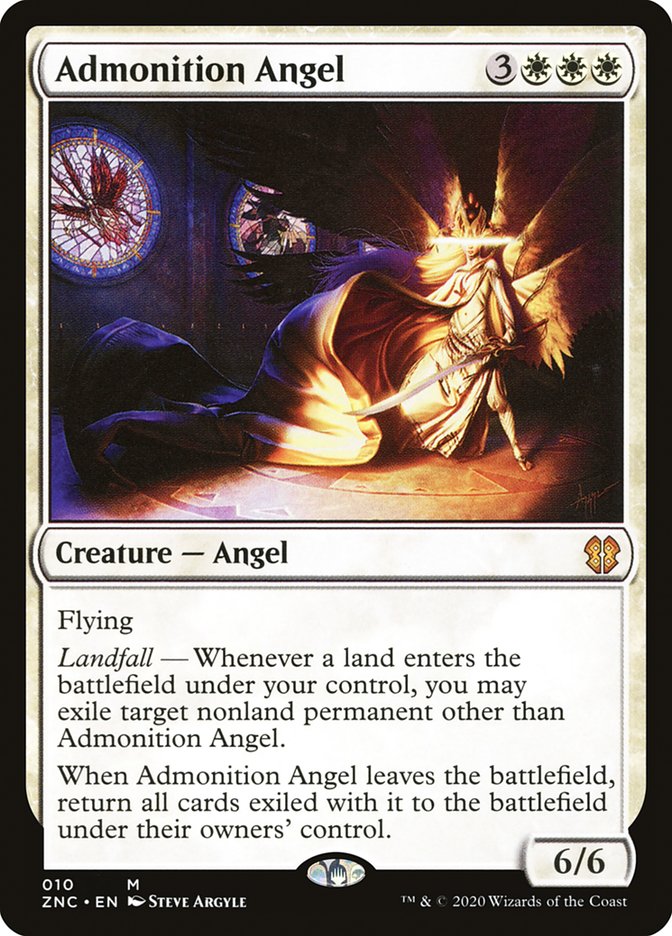 Admonition Angel [Zendikar Rising Commander] | Galaxy Games LLC