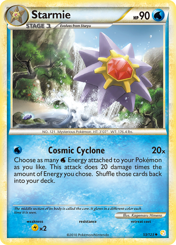 Starmie (53/123) [HeartGold & SoulSilver: Base Set] | Galaxy Games LLC