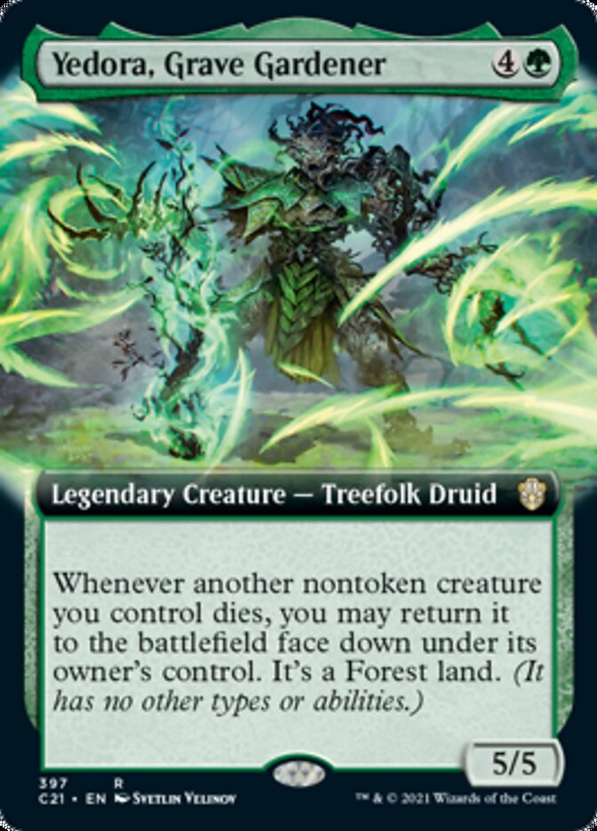 Yedora, Grave Gardener (Extended Art) [Commander 2021] | Galaxy Games LLC