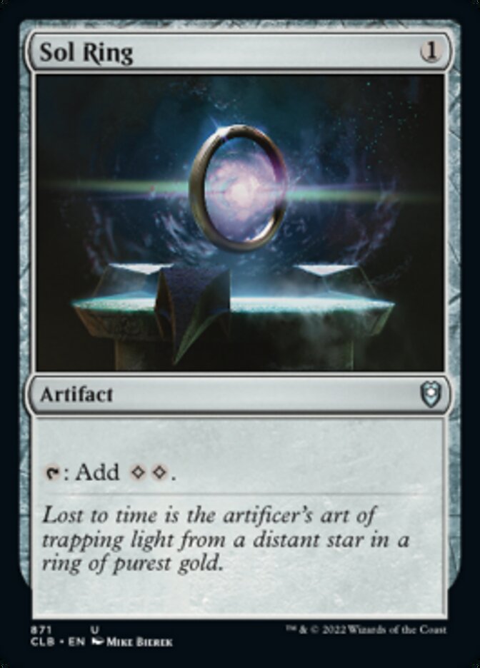 Sol Ring [Commander Legends: Battle for Baldur's Gate] | Galaxy Games LLC