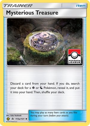 Mysterious Treasure (113a/131) (League Promo) [Sun & Moon: Forbidden Light] | Galaxy Games LLC