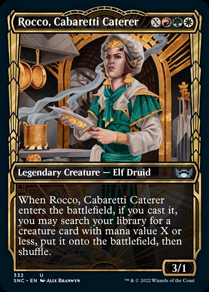 Rocco, Cabaretti Caterer (Showcase Golden Age) [Streets of New Capenna] | Galaxy Games LLC