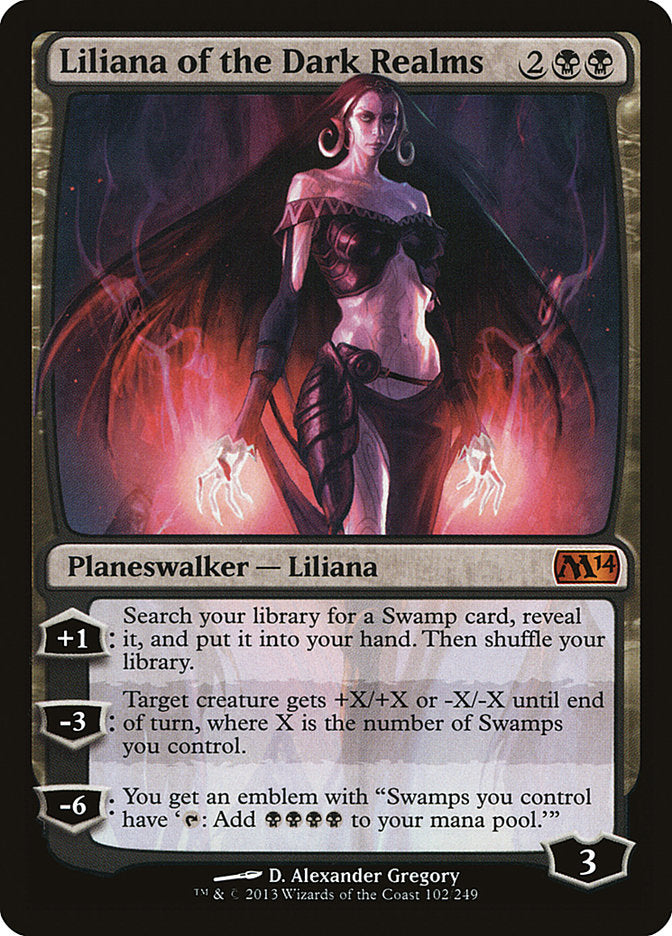 Liliana of the Dark Realms [Magic 2014] | Galaxy Games LLC