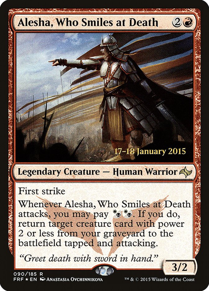 Alesha, Who Smiles at Death [Fate Reforged Prerelease Promos] | Galaxy Games LLC