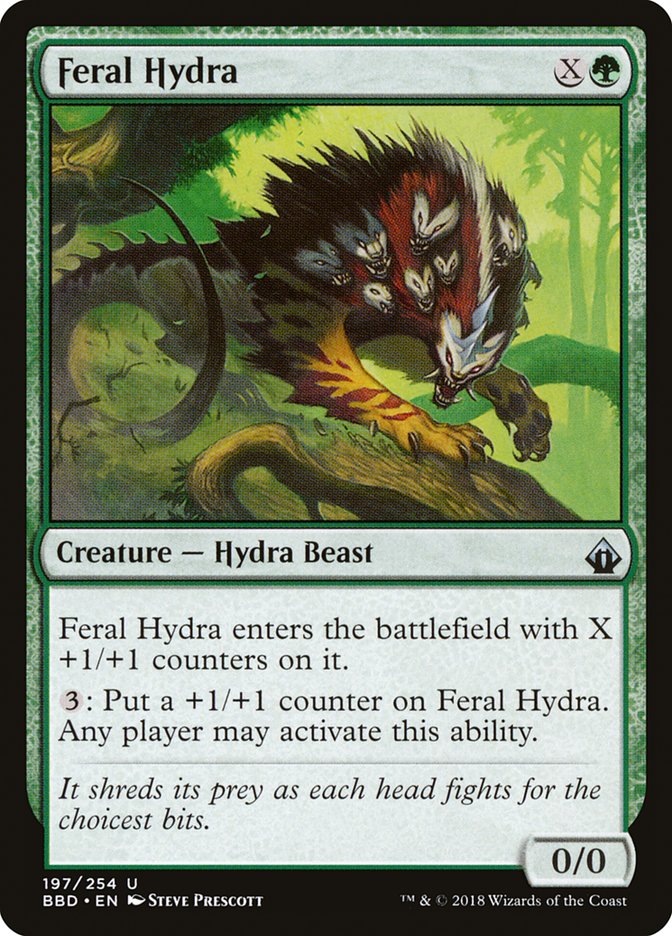 Feral Hydra [Battlebond] | Galaxy Games LLC