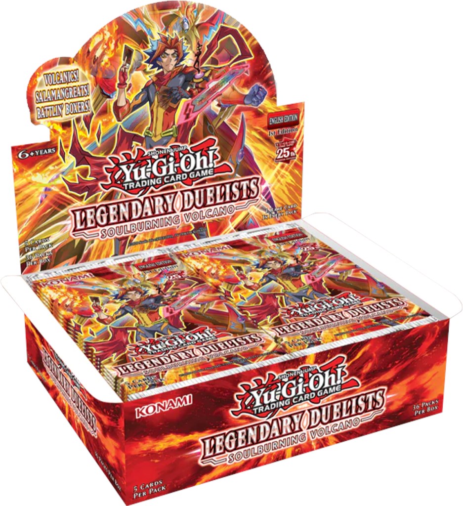 Legendary Duelists: Soulburning Volcano - Booster Box (1st Edition) | Galaxy Games LLC