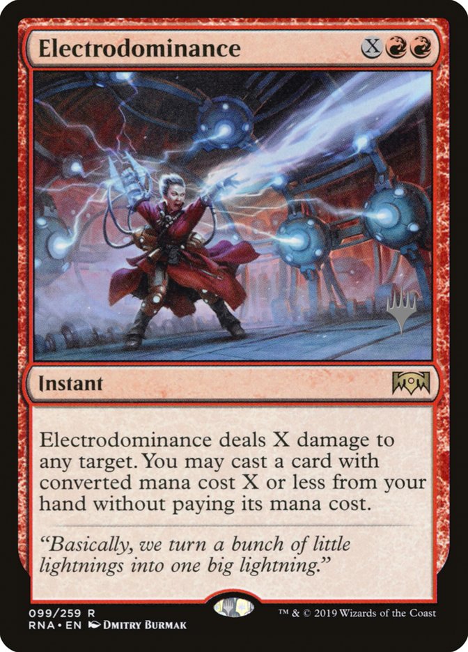 Electrodominance (Promo Pack) [Ravnica Allegiance Promos] | Galaxy Games LLC