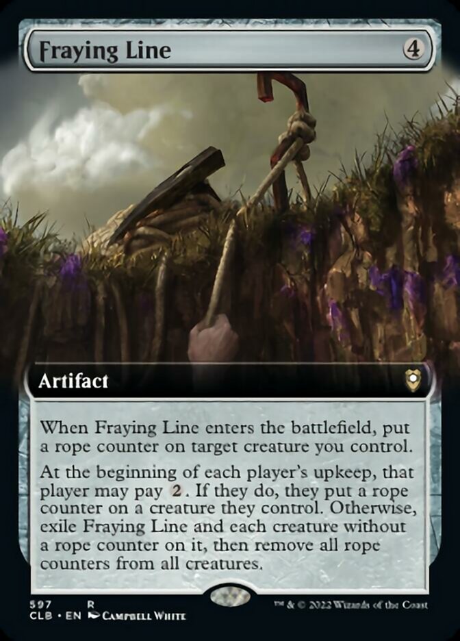 Fraying Line (Extended Art) [Commander Legends: Battle for Baldur's Gate] | Galaxy Games LLC