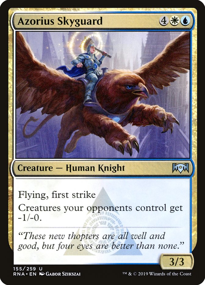 Azorius Skyguard [Ravnica Allegiance] | Galaxy Games LLC