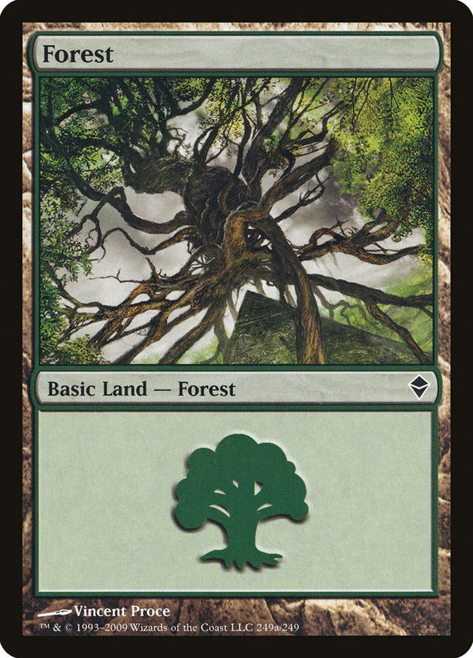 Forest (249a) [Zendikar] | Galaxy Games LLC