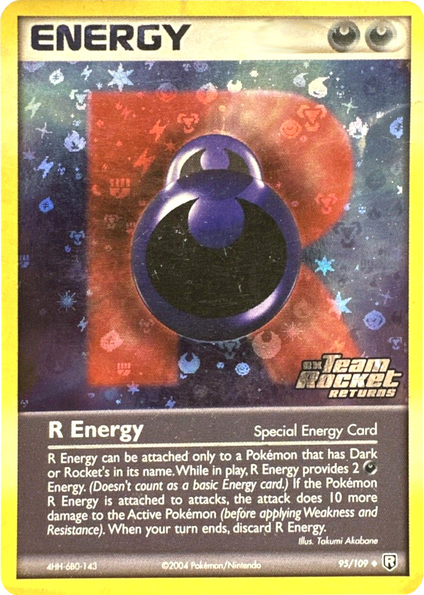 R Energy (95/109) (Stamped) [EX: Team Rocket Returns] | Galaxy Games LLC