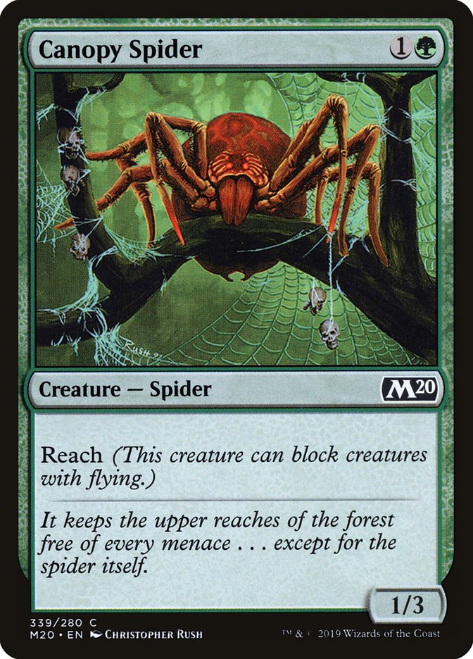 Canopy Spider [Core Set 2020] | Galaxy Games LLC