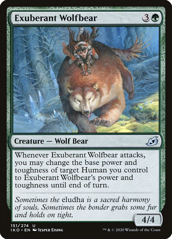 Exuberant Wolfbear [Ikoria: Lair of Behemoths] | Galaxy Games LLC