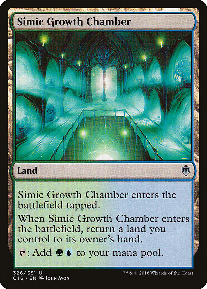 Simic Growth Chamber [Commander 2016] | Galaxy Games LLC