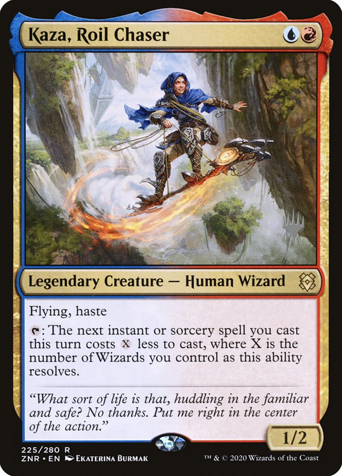 Kaza, Roil Chaser (Promo Pack) [Zendikar Rising Promos] | Galaxy Games LLC