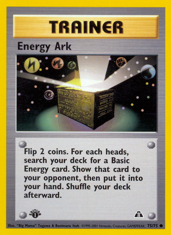 Energy Ark (75/75) [Neo Discovery 1st Edition] | Galaxy Games LLC