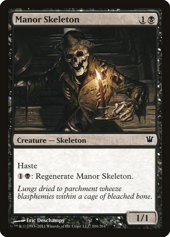 Manor Skeleton [Innistrad] | Galaxy Games LLC